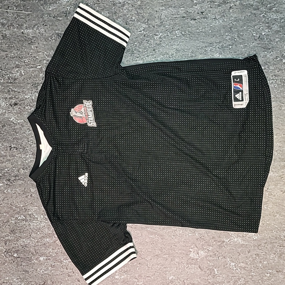 2015. Game worn. NBA D League. Idaho Stampede. Shooting shirt. Adidas. Large